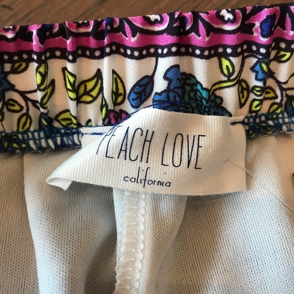 NWT Peach Love size M paisley & floral shorts - Picture 5 of 13